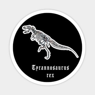 🦖 Fossil Skeleton of a Tyrannosaurus rex Dinosaur Magnet